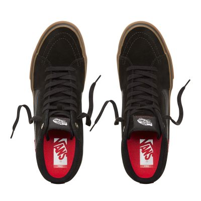 Vans Sk8-Hi Pro - Erkek Kaykay Ayakkabısı (Siyah)